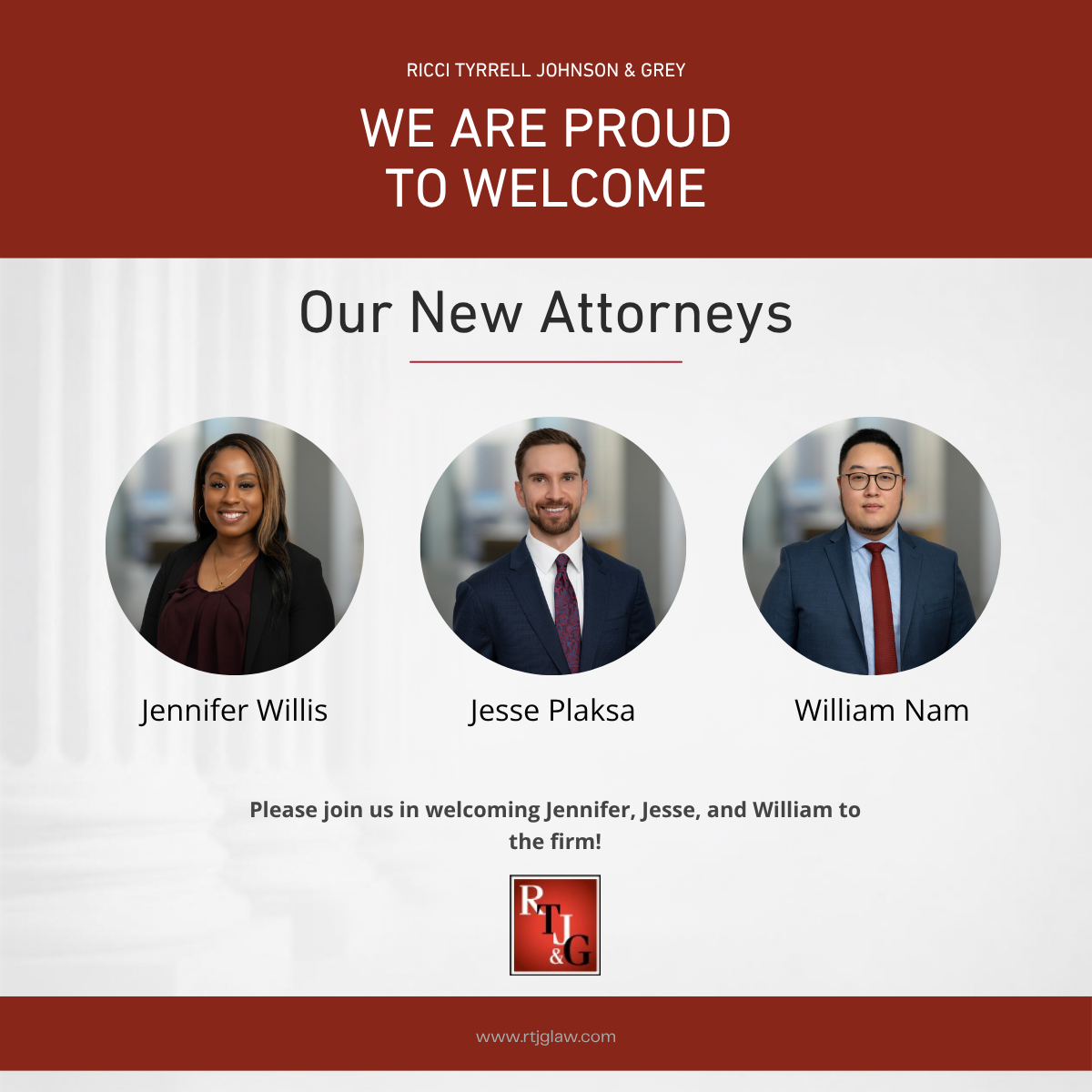 Welcoming Our Newest Attorneys
